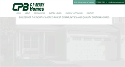 Desktop Screenshot of cpberryhomes.com